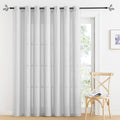 Ryb Home Sheer Curtains For Patio - Linen Curtains Bedroom Curtains Privacy Drapes Large Window Decor For Living Room Dining Gue
