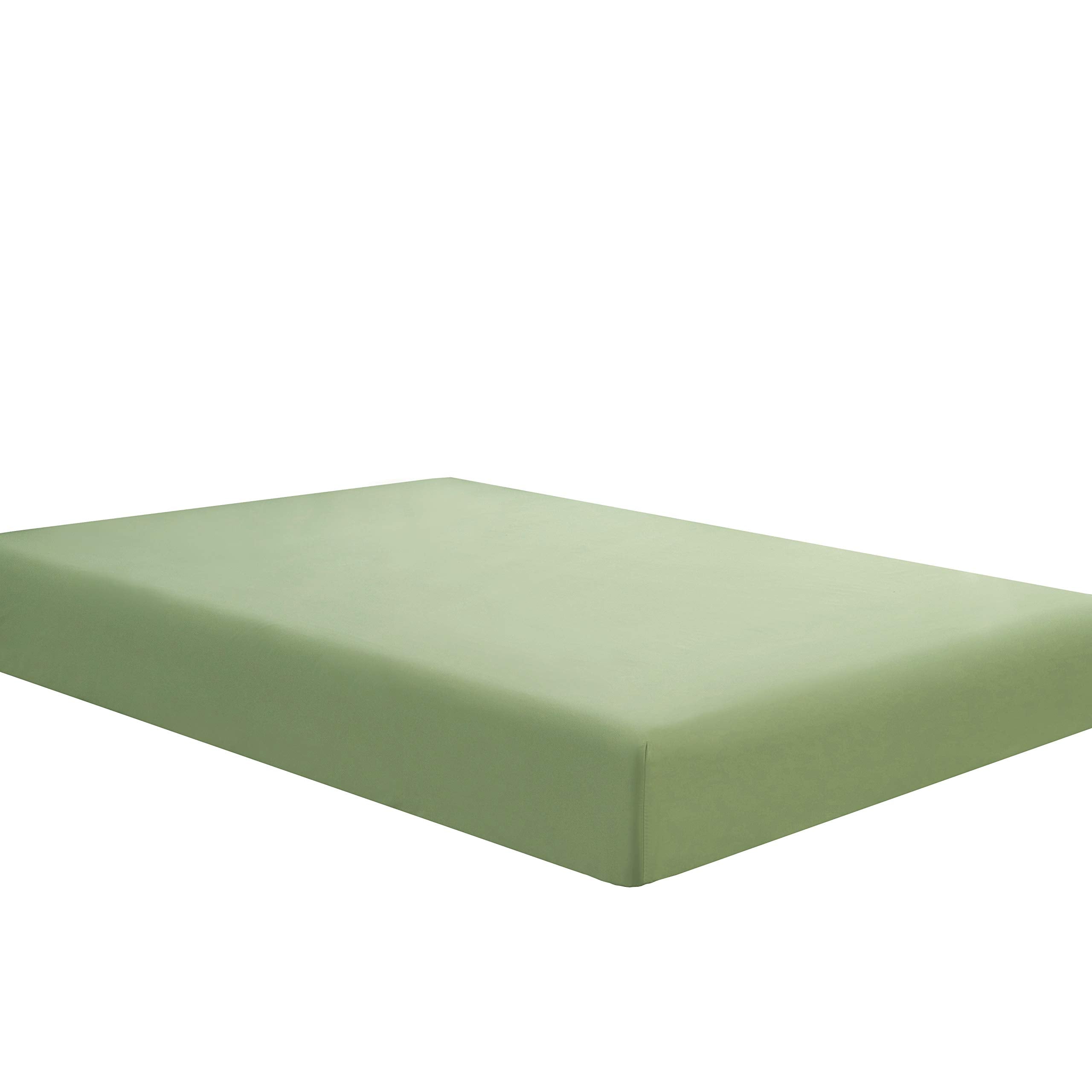Sfoothome Twin Xl Fitted Sheet Only, Brushed Microfiber, Extra Soft And Comfortable - Wrinkle, Fade Resistant,Deep Pocket Sage G