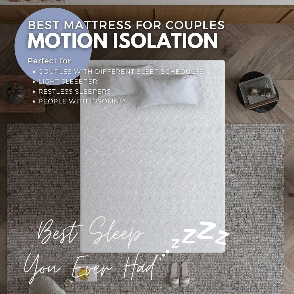 Lbaiet 12    Gel Memory Foam Mattress, Twin Size/Bed In A Box/Medium Firm/Breathable Cooling-Gel Comfort Technology/Pressure Rel