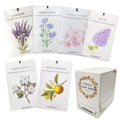 LIFFLY 14 Packs Scented Sachets for Drawers and Closets Lavender Fresh Linen Cherry Blossoms White Cotton Lilac Orange Blossoms 