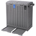 Ashfield & Harkness 62Gallon Outdoor Trash Can with Ash Tray & Lid