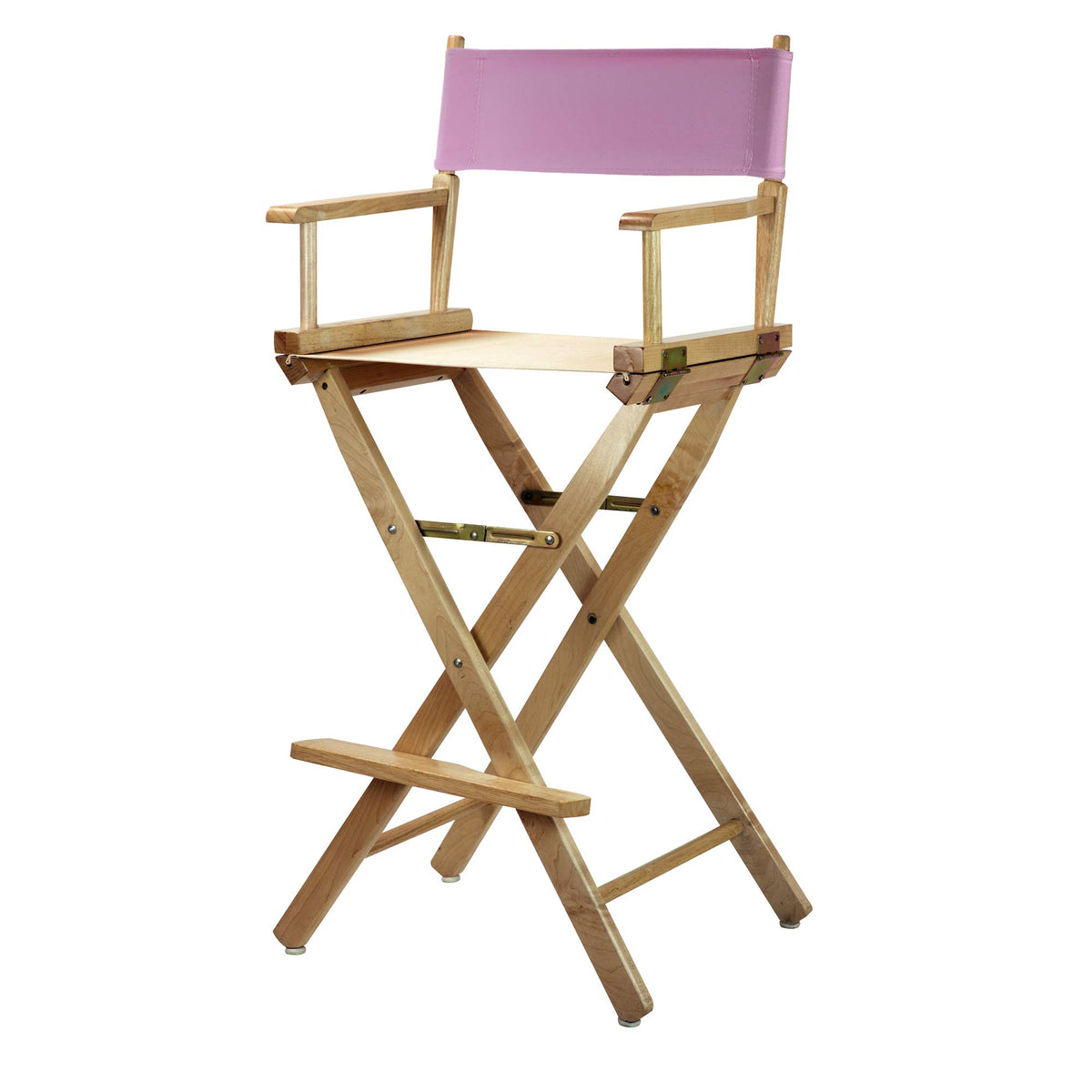 Casual Home 230-00/021-22 Director Chair 30&quot; - Bar Height Natural Frame/Pink Canvas