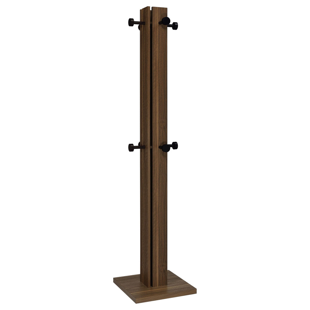 Coaster Home Furnishings Rikkie Walnut Coat Rack Walnut