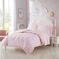 Kids Bedding Set Bed In A Bag For Boys And Girls Toddlers Printed Sheet Set And Comforter , Twin, Rainbow Unicorn