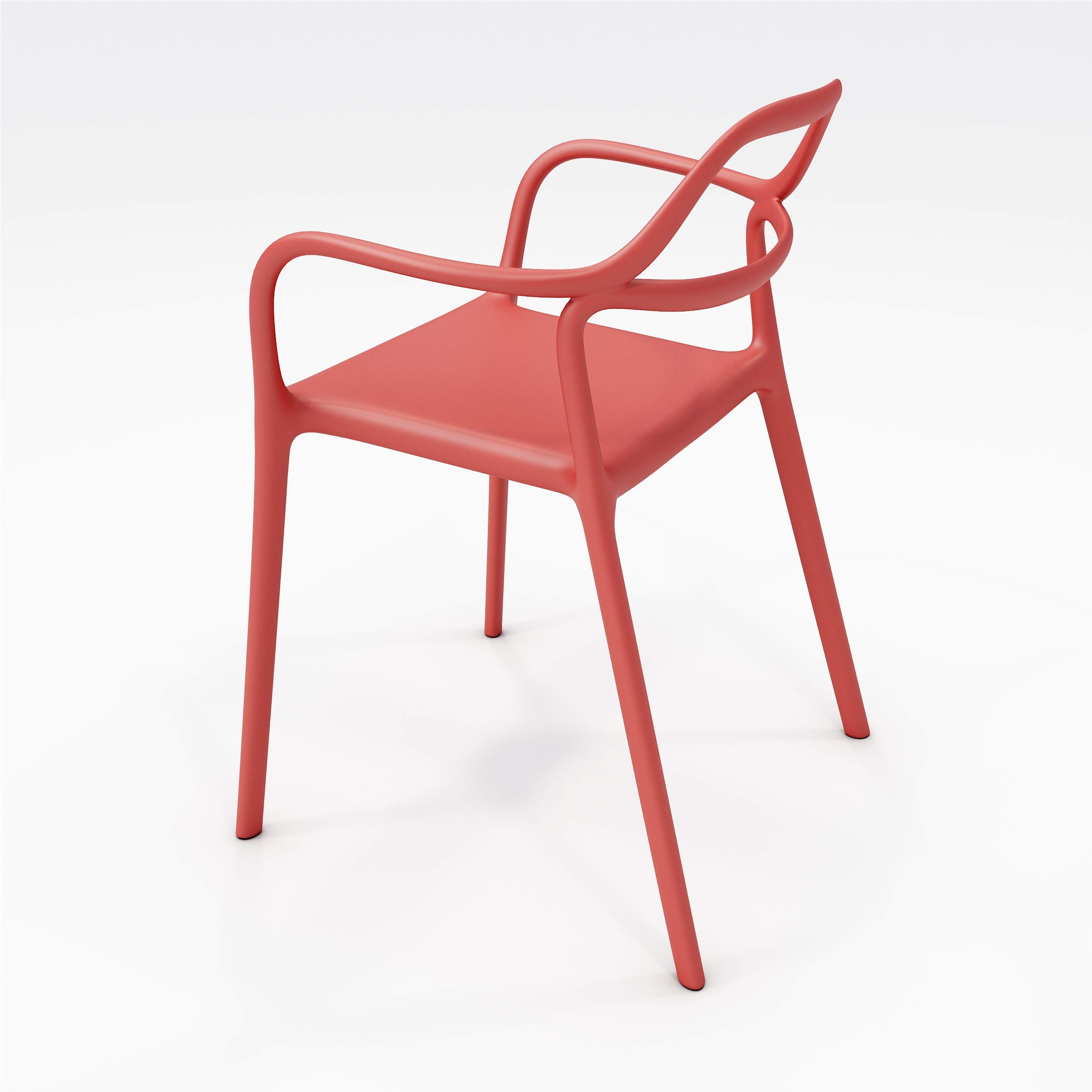 Olio Designs Dali Indoor/Outdoor Chair, Poppy