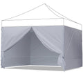 Abccanopy Side Wall 10X10, Gray (4 Walls Only, Not Including Frame And Top)