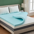 PayLessHere 2 Inch Gel Memory Foam Mattress Topper/Gel Infused Mattress Topper/CertiPUR-US Certified/Easy to Clean, (Twin)