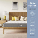 Modway Kate 6    King Innerspring Mattress - Firm 6 Inch King Innerspring Mattress- 10-Year Warranty