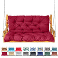 Nangelrn Porch Swing Cushion With Backrest,Waterproof Bench Cushion For Outdoor Furniture,2-3 Seater Replacement Thickened Swing