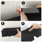 Colarr 2 Sets Seamless Paper Storage Clip Photo Backdrop Storage Rack 33 X 3 X 6 Inches Wall Mount Backdrop Holder Paper Rack Fo