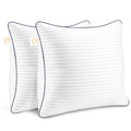 Yettbea Throw Pillows Insert, 20' X 20' Set Of 2, Decorative For Couch, Sofa Or Bed With Premium Down Alternative Filled, Whit