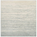 SAFAVIEH Adirondack Collection Area Rug - 10 Square, Slate & Cream, Modern Ombre Design, Non-Shedding & Easy Care, Ideal for Hi