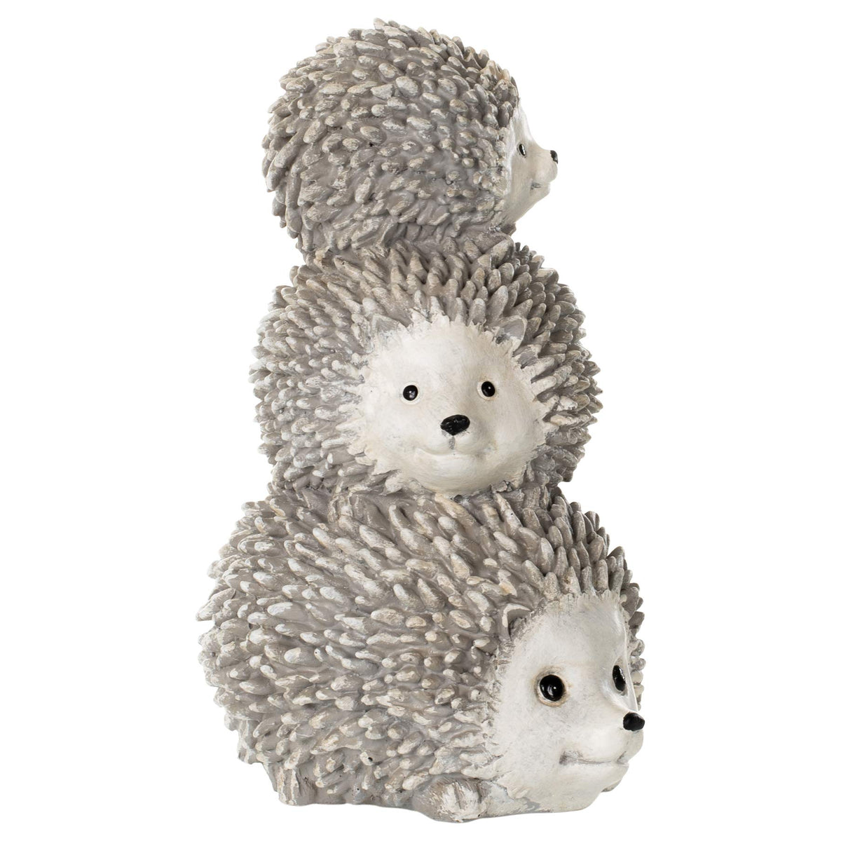 Garden Items 11657 Hedgehogs Garden Statue, One Size, Light Gray