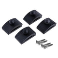 Classy Clamps Wooden Quilt Wall Hangers - 4 Large Clips (Dark) and Screws for Wall Hangings - Tapestry Hangers/Quilt Hangers for
