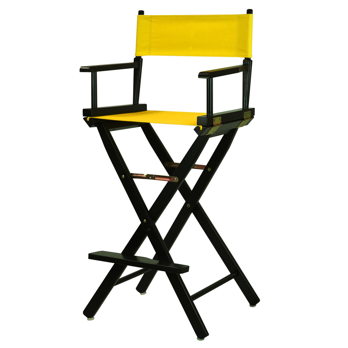 Casual Home 230-02/021-34 Director Chair 30&quot; - Bar Height Blackframe/Gold Canvas