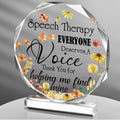 CroBlissful Acrylic Desk Gifts Decor Sign Inspirational Appreciation Thank You Plaque Gifts Graduation Retirement Teacher Gifts 