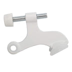 5 Pack Rok Hardware Adjustable Heavy Duty Hinge Pin Door Stop In White Finish, Rokdsp1Wh