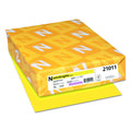 Wausau Astrobrights Heavy Duty Paper, 24 Lb, 8.5 X 11 Inches, Lift-Off Lemon, 500 Sheets (22631)