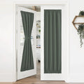 NICETOWN Sidelight French Door Room Darkening Curtain, Thermal Insulated Window Treatment Curtain for Narrow Glass Rod Pocket Do