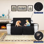 Purefit Water Resistant Reversible Sofa Covers For Reclining Sofa 2 Seat - Non Slip Split Recliner Couch Cover For Double Reclin