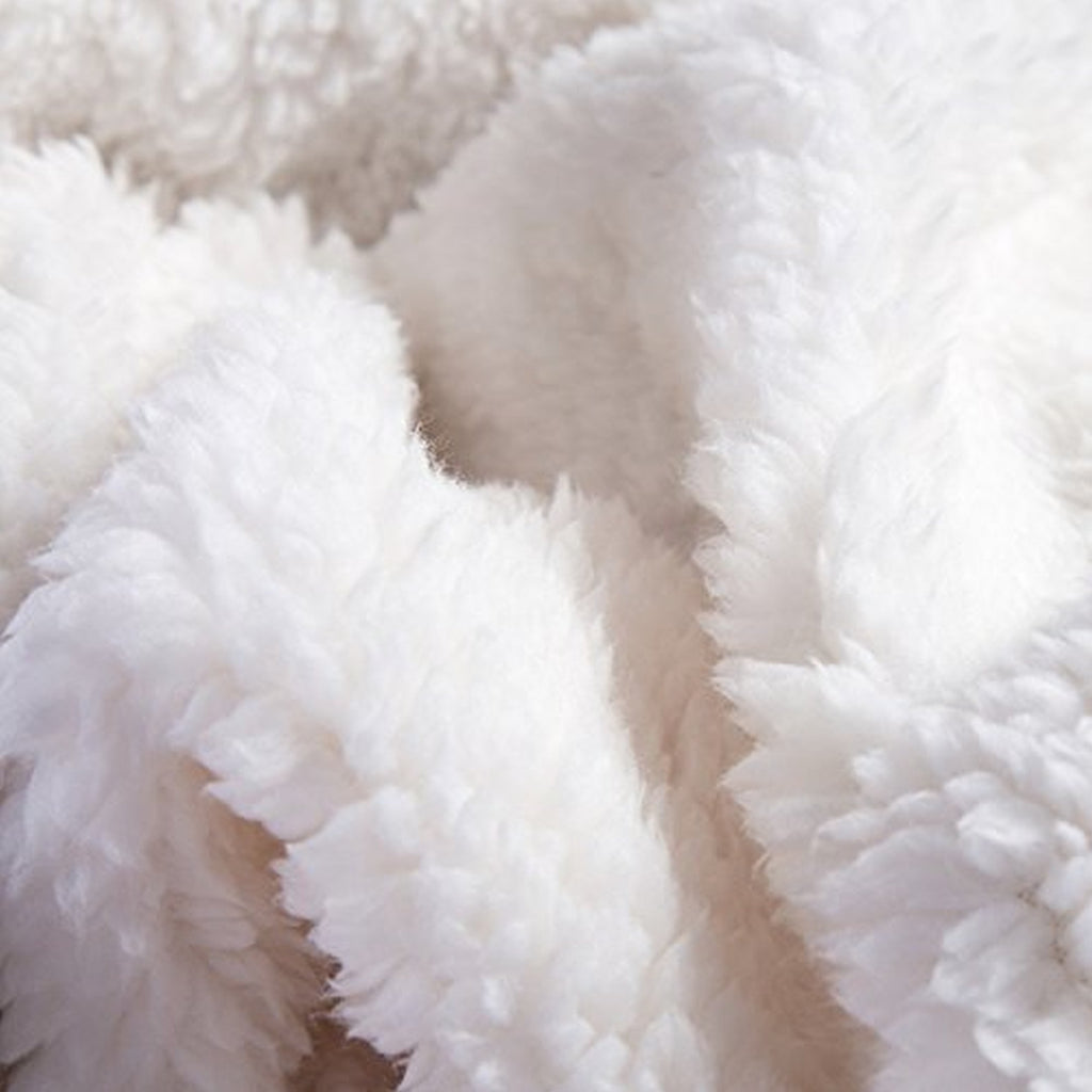 Elegant Comfort Softest, Coziest Premium Quality Heavy Weigh Micromink Sherpa-Backing Reversible Down Alternative Micro-Suede 2-