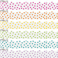 Taobary 6 Rolls 196.8 Ft Colorful Polka Dot Bulletin Board Borders Multicolor Scalloped Border Trim Painted Dots Classroom Bulle