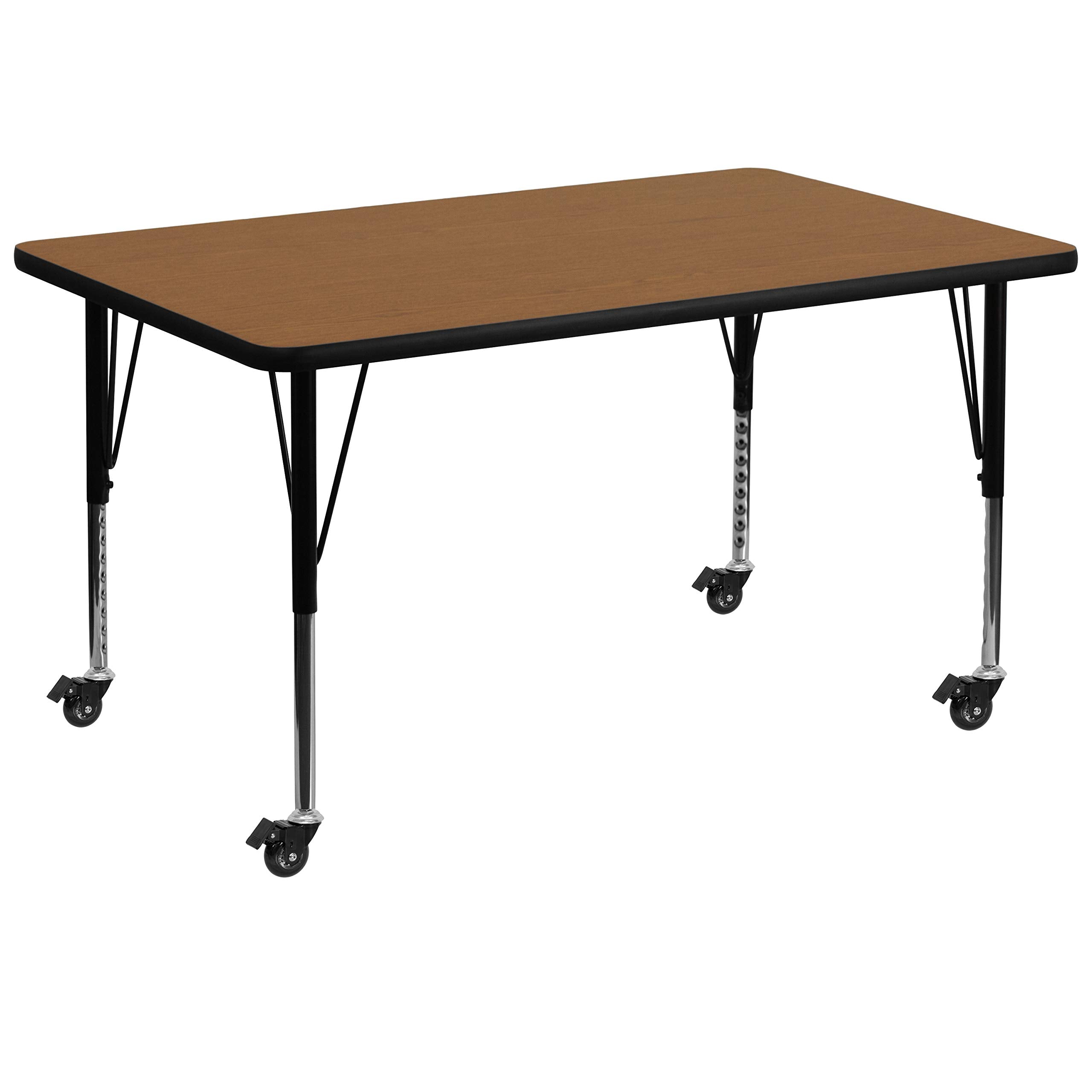 Flash Furniture 36X72 Rec Oak Activity Table, 26' X 36' X 72'