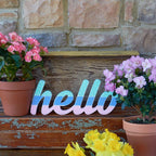 Unfinishedwoodco 15    Script Hello Wall D  Cor, Unfinished Wood