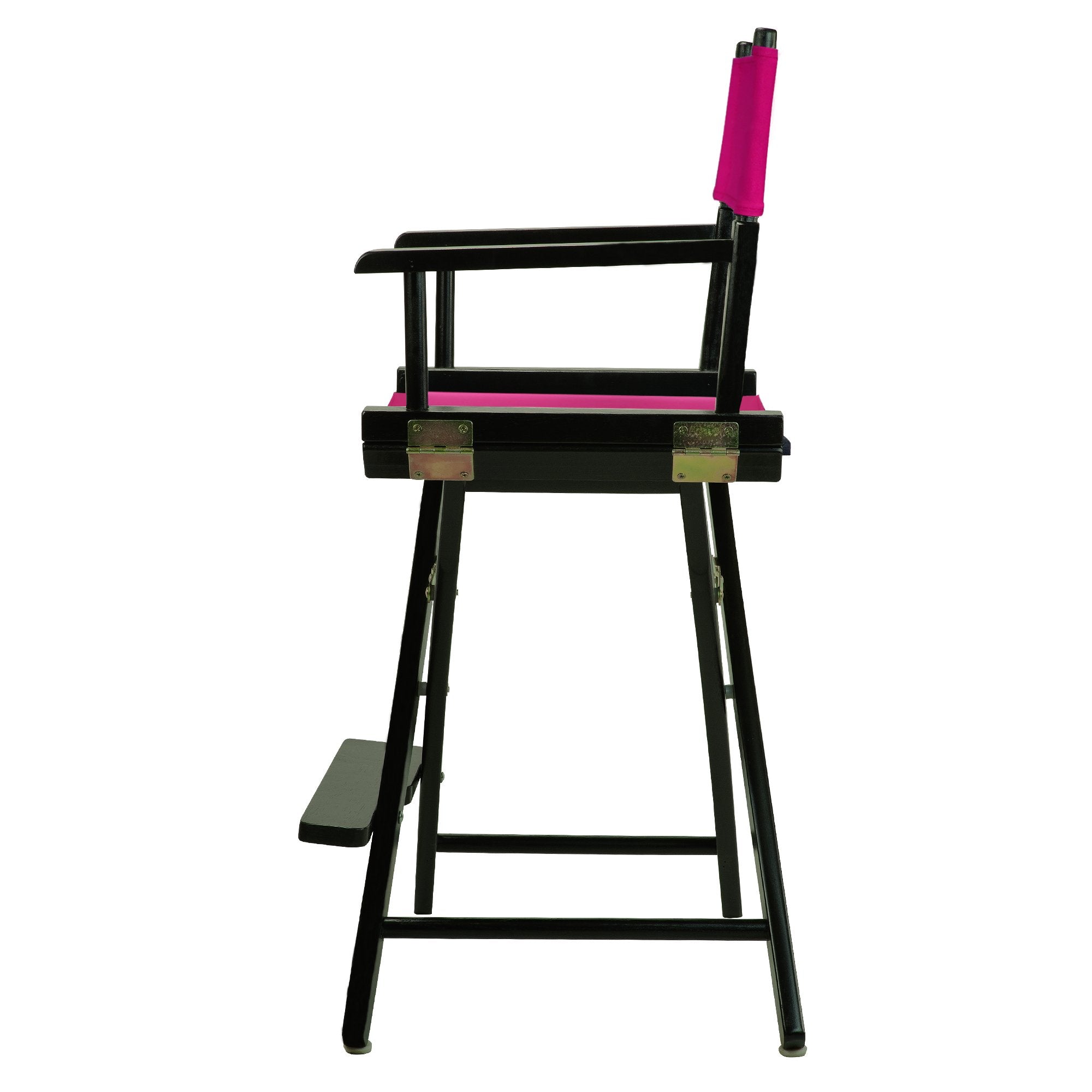 Casual Home 220-02/021-30 Director Chair 24&quot; - Counter Height Blackframe/Magenta Canvas
