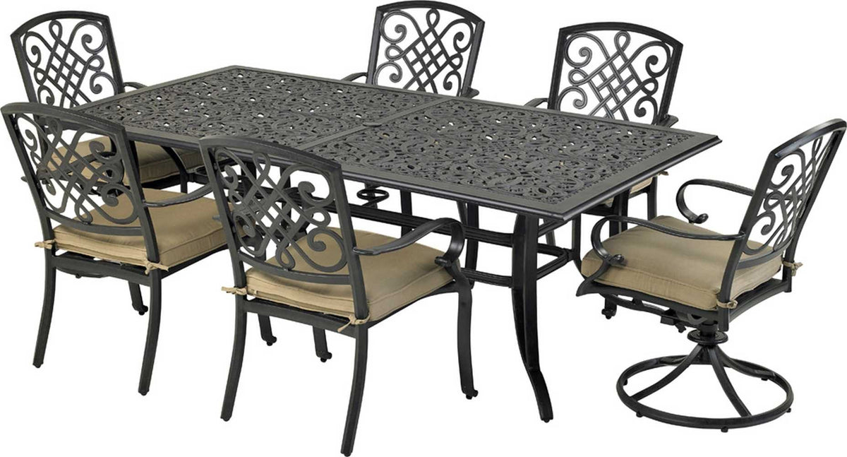 Patio Resort RCDTDY8444-BT2 Bridgetown 7-Piece Dining Set