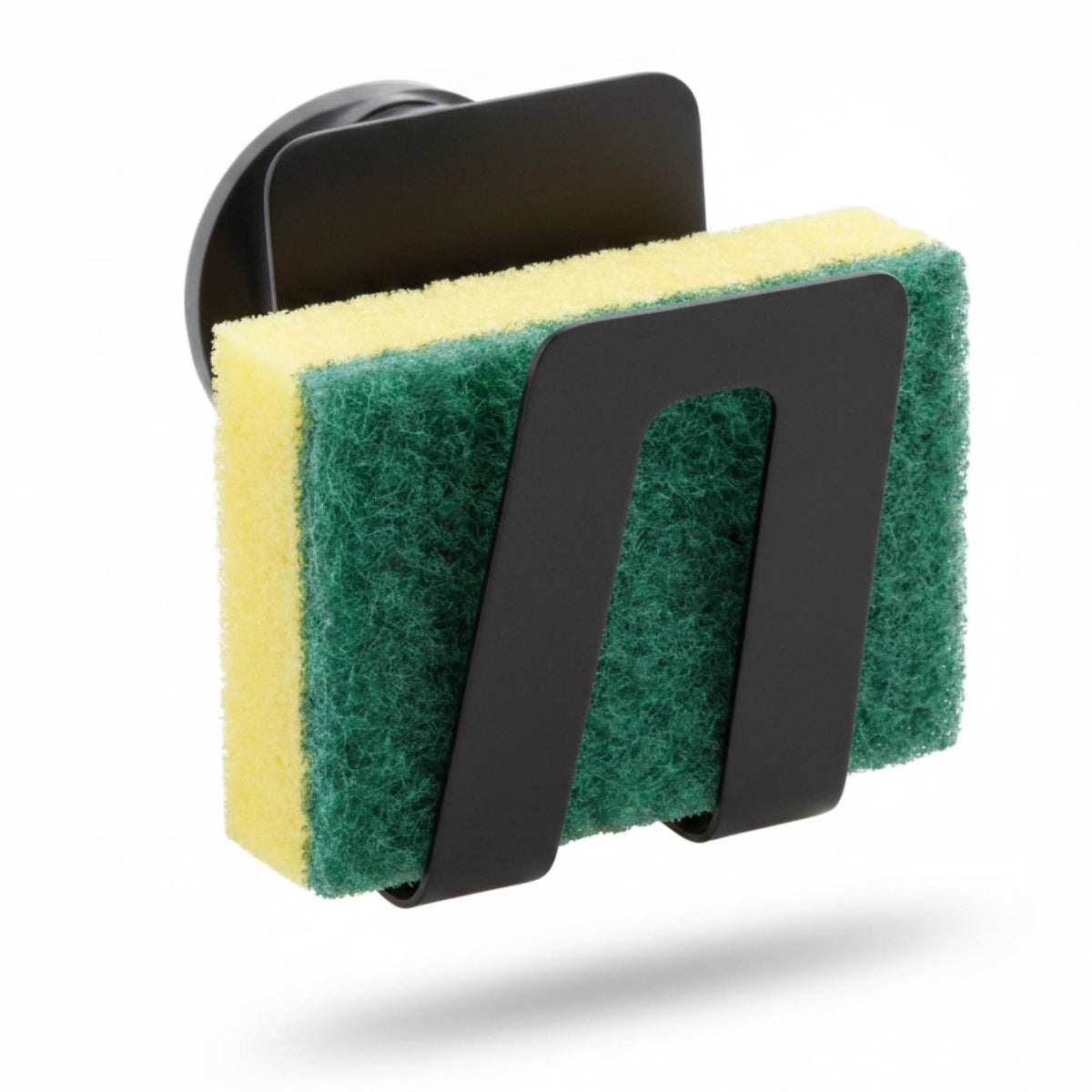 HAPPY SINKS Magnetic Sponge Holder, Biocomposite Kitchen Organizer