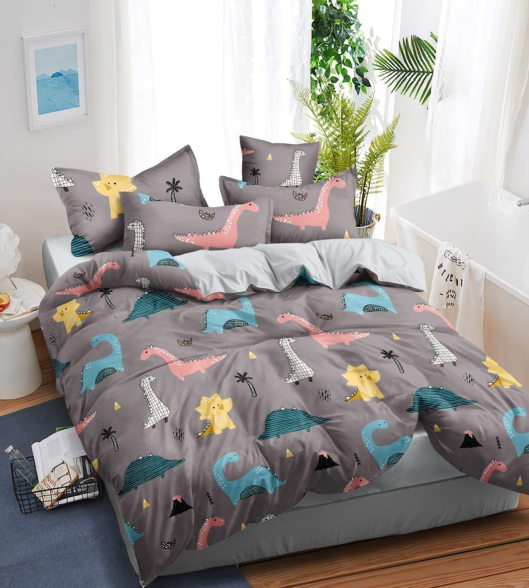 Morado 225 Gsm Microfiber Cartoon Print Reversible Ac Comforter/Blanket/Quilt For Single Bed (6090 Inches, Brown)