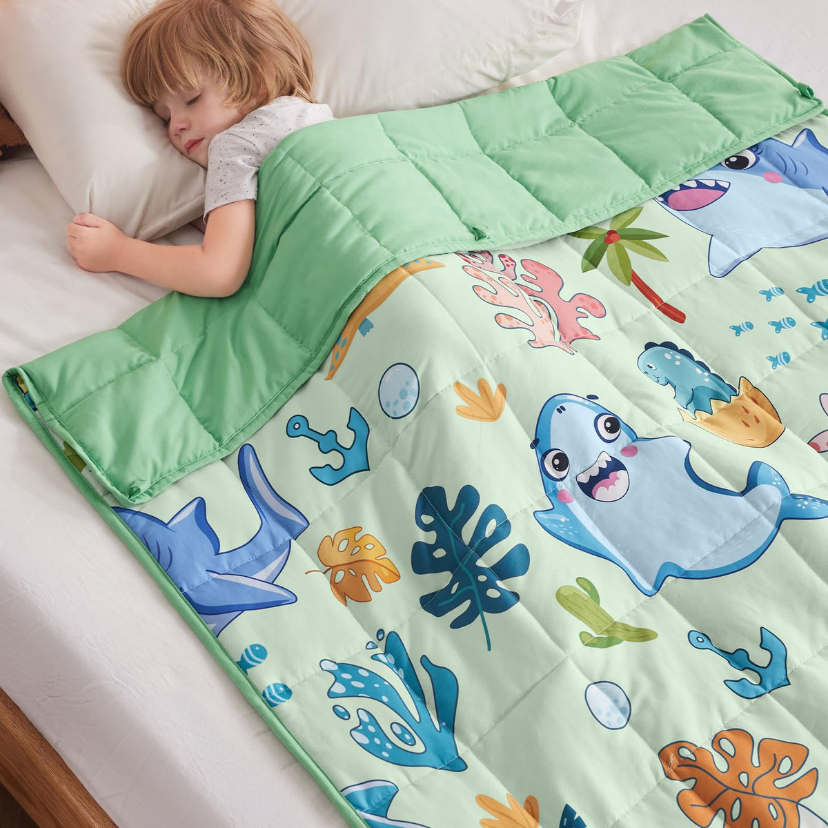 Anfie Weighted Blanket Kids Kids (36'X48' 3Lbs) Weighted Blanket Cooling Blanket For Sleeping,Throw Size Breathable Blanket Wi