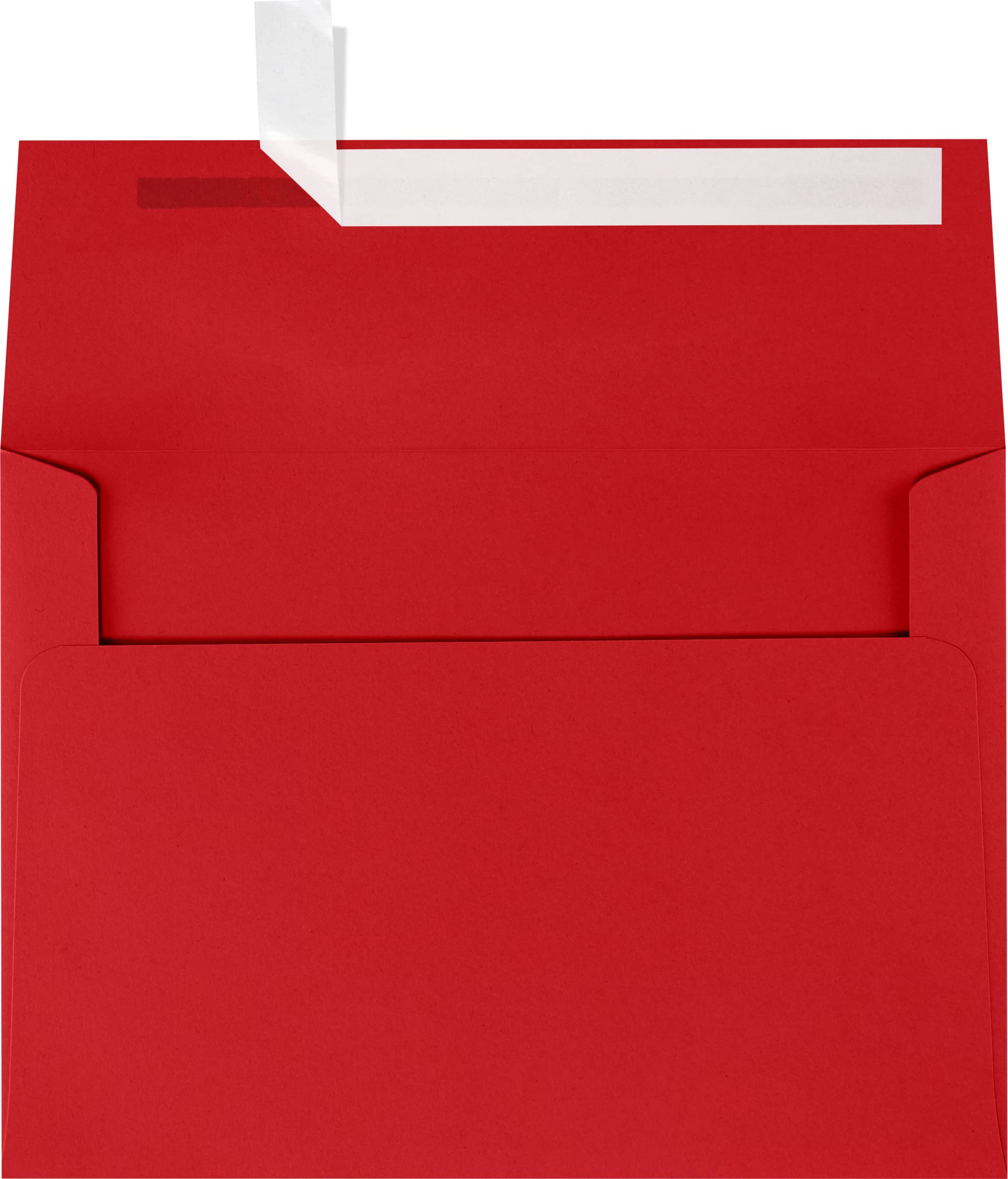 Luxpaper A7 Invitation Envelopes | Peel & Press | 5 1/4' X 7 1/4' | Ruby Red | 80Lb. Text | 250 Qty