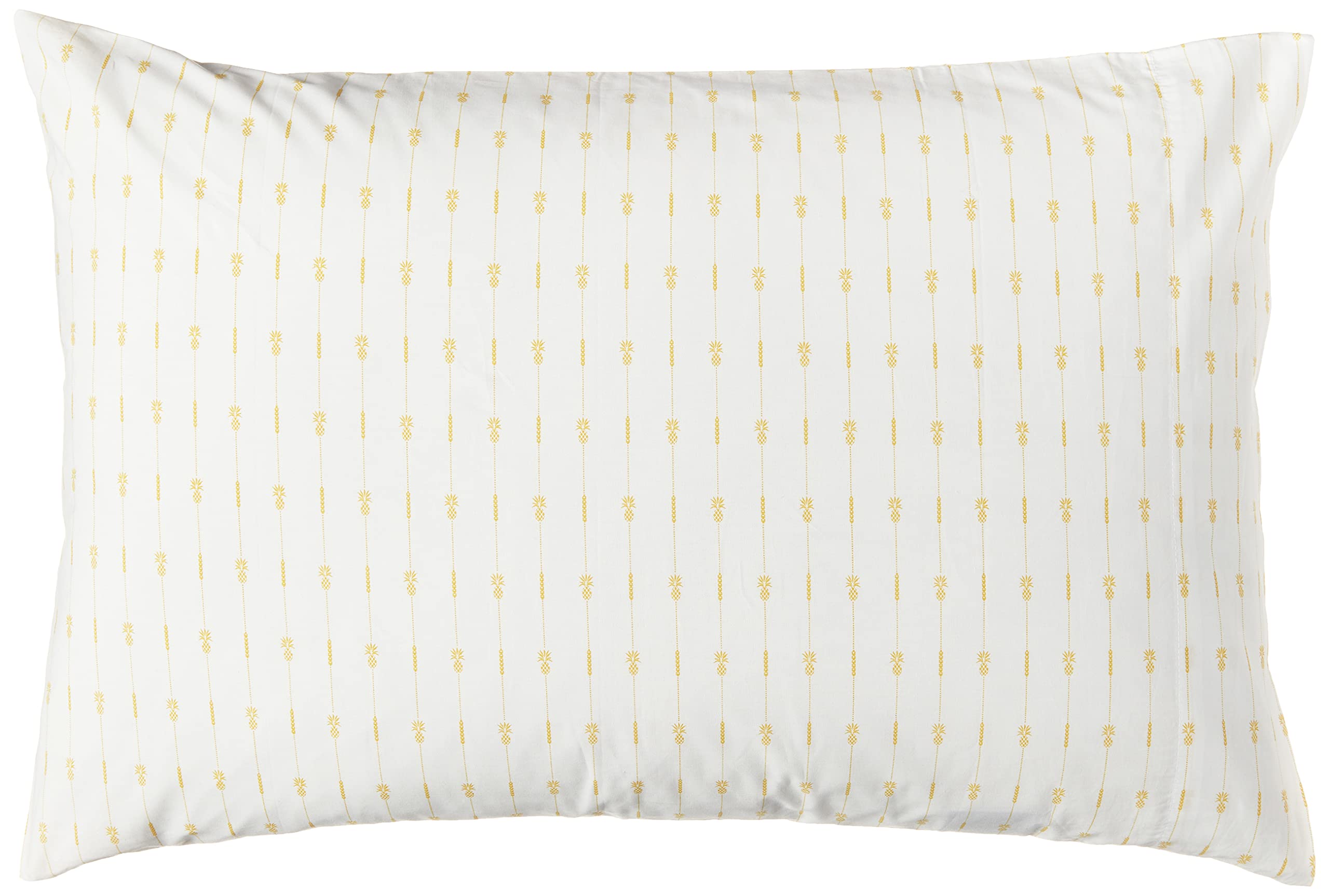 Tommy Bahama - King Sheets, Cotton Percale Bedding Set, Crisp & Cool, Stylish Home Decor (Pineapple Pinstripe Yellow, King)