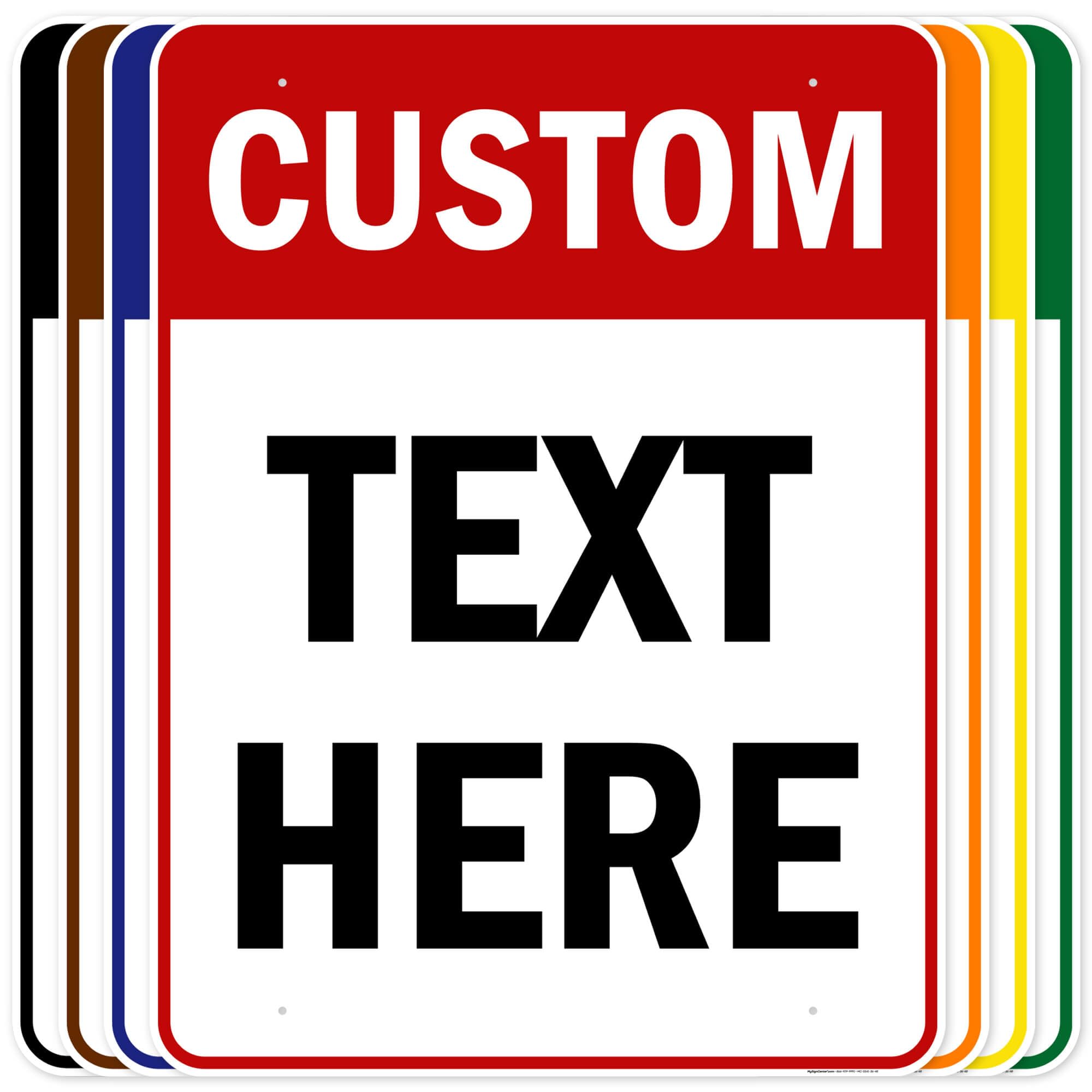 Custom Sign, Custom Sign For Business, Indoor/Outdoor Use. 36X48 Inches, Rust Free Dibound, Fade Resistant, Made In Usa By My Si