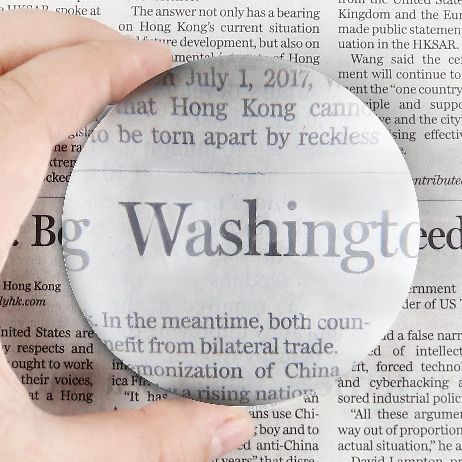 Dandelion 6X Dome Magnifying Glass Acryliy Paperweight Magnifier-3 Inch(80Mm)