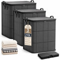 YNGFNG 210L Spacious Moving Storage Bin, Zippered Blanket Bag (210L,3)