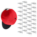 Modern JP Adhesive Hat Hooks for Wall (32-Pack) - Minimalist Hat Rack Design, No Drilling, Strong Hold Hat Hangers - USA Patente
