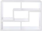 Coaster Home Furnishings Convertible TV Console and Bookcase Combination White