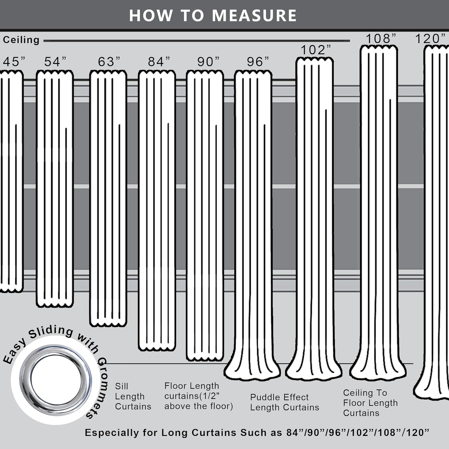 Koufall Blush Pink Curtains 2 Panels 63 Inch Length,Blackout Room Darkening Dorm Room Essentials For Girls