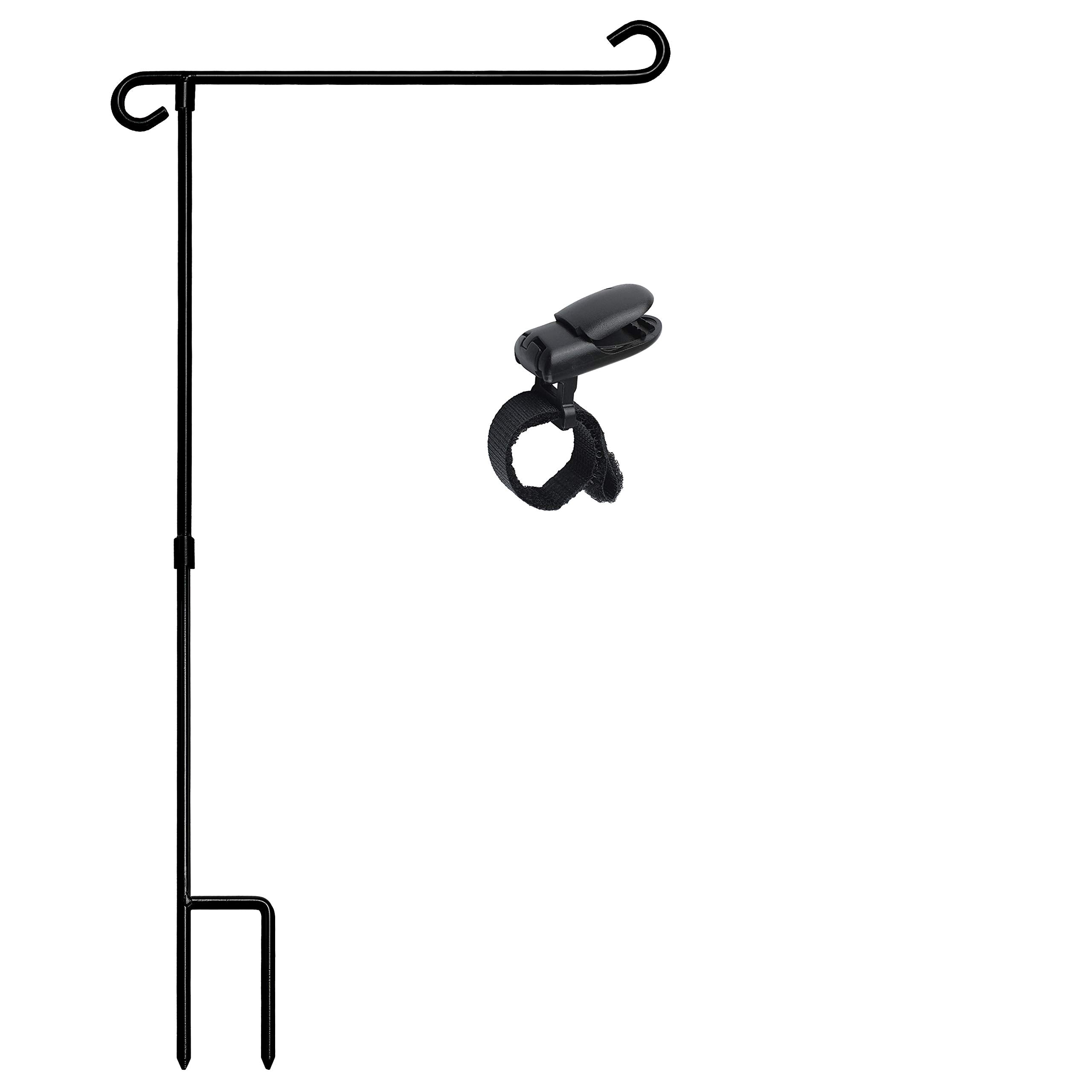 Garden Flag Stand,Flag Banner Stands,Decor Pole Stand,Yard Flag Pole Small, Banner Flagpole,Wrought Iron Flag Stand For Flags Wi