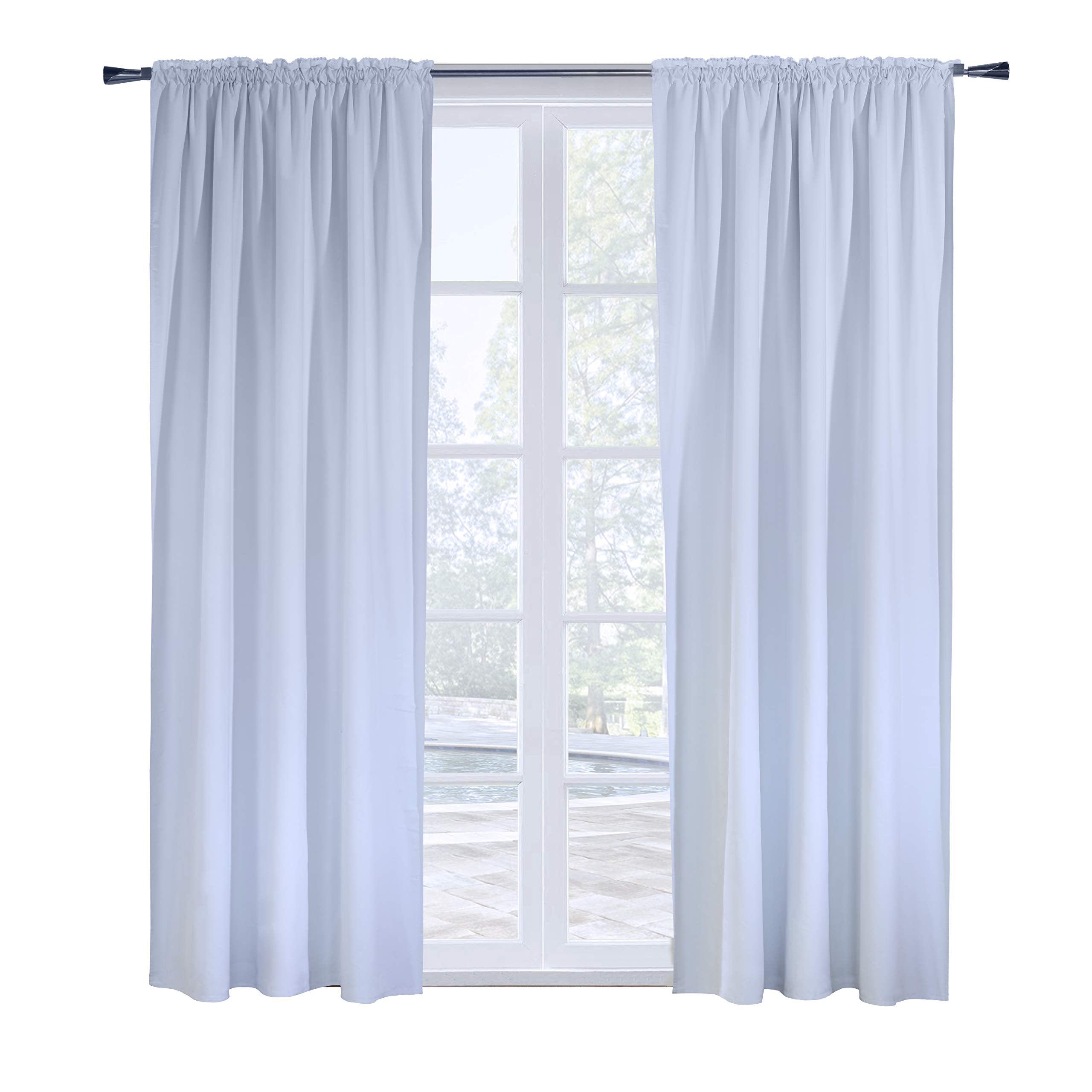 Thermalogic Ultimate Curtain Panel, 45 In X 113 In, Soft White