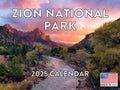 Zion National Park Calendar 2025 Monthly Wall Calender Utah Nature 12 Month | American Made In The Usa