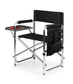 Picnic Time Star Wars Darth Vader Sports Chair With Side Table, Beach Chair, Camp Chair For Adults, (Black) 36.6 X 18.5 X 32.9