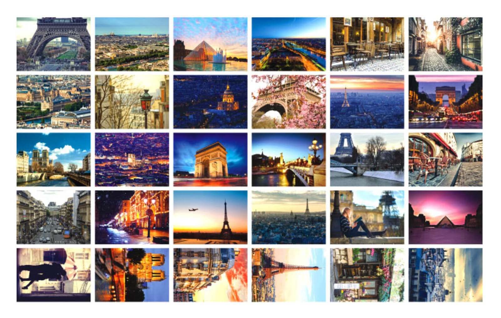 Zealmax Beautiful World Travel Scenery Post Cards Artistic Retro Landscapes Postcards For School Students Note Cards, Paris,30 P