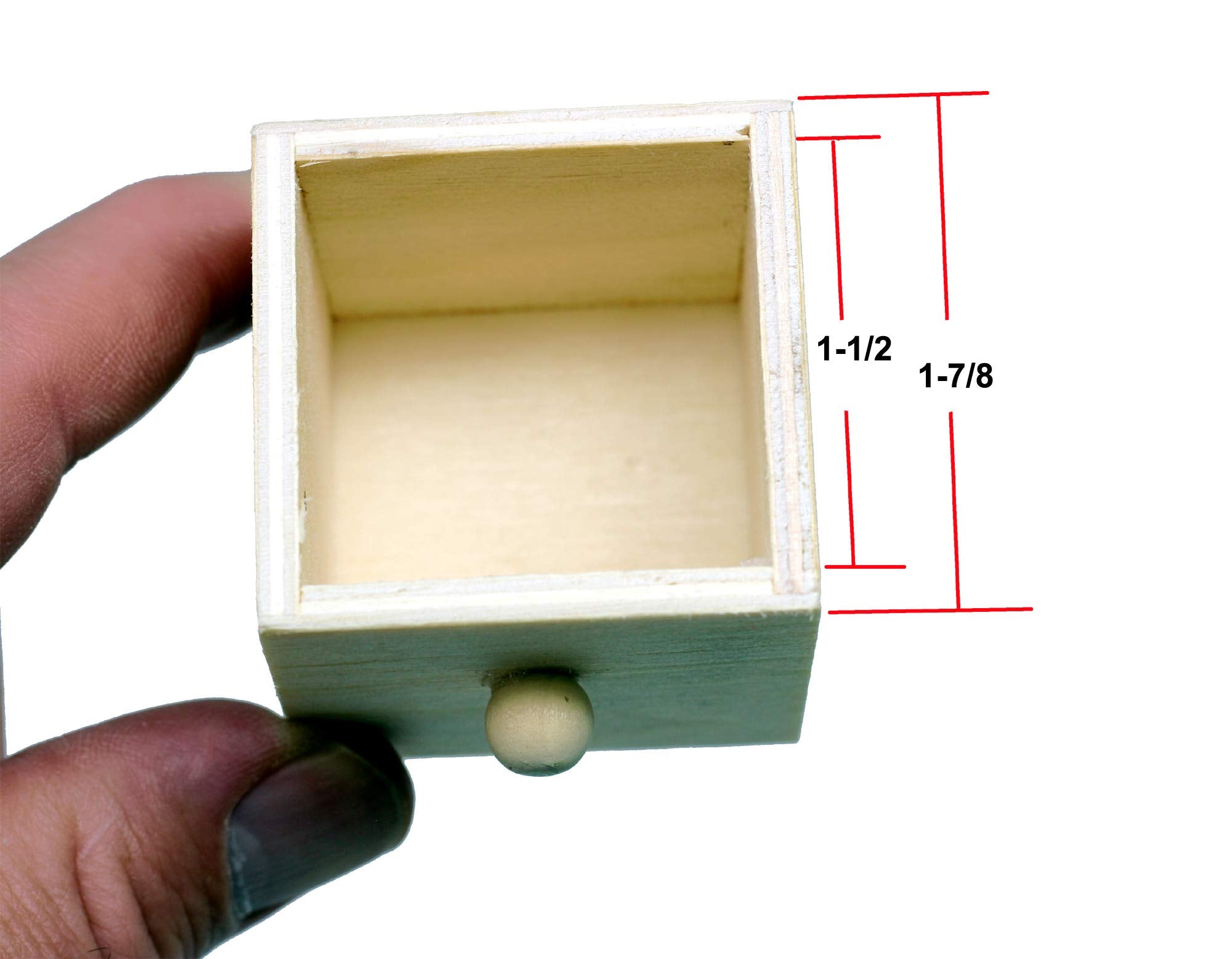 20 Inch Tall Christmas Tree Shaped Advent Calendar - Countdown With 24 Removable, Fillable Drawers | Unfinished Wood, Ready To D