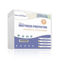 Full Mattress Protector, Premium 100% Waterproof Mattress Cover, Noiseless Breathable Soft, Fitted Deep Pocket 8-21' Bed Cover,