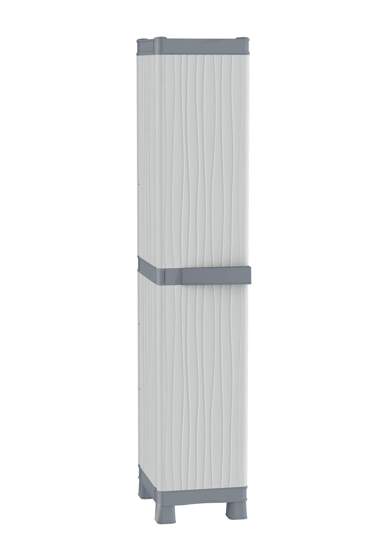 Terry, Base 2350 UW, Cabinet 1 Door and 6 Buckets. Color: Gray, Material: Plastic, Dimensions: 35x43.8x181.8 cm