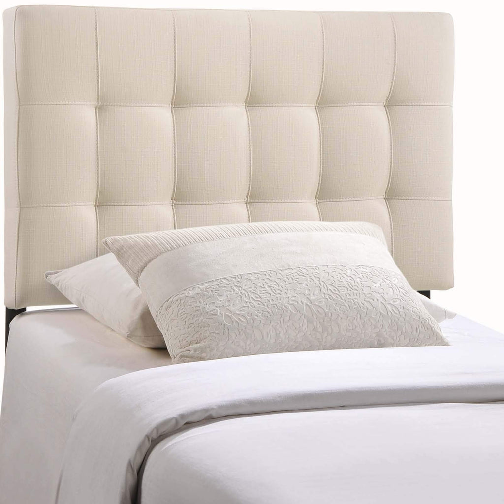 Modway Lily Twin Upholstered Fabric Headboard - Ivory